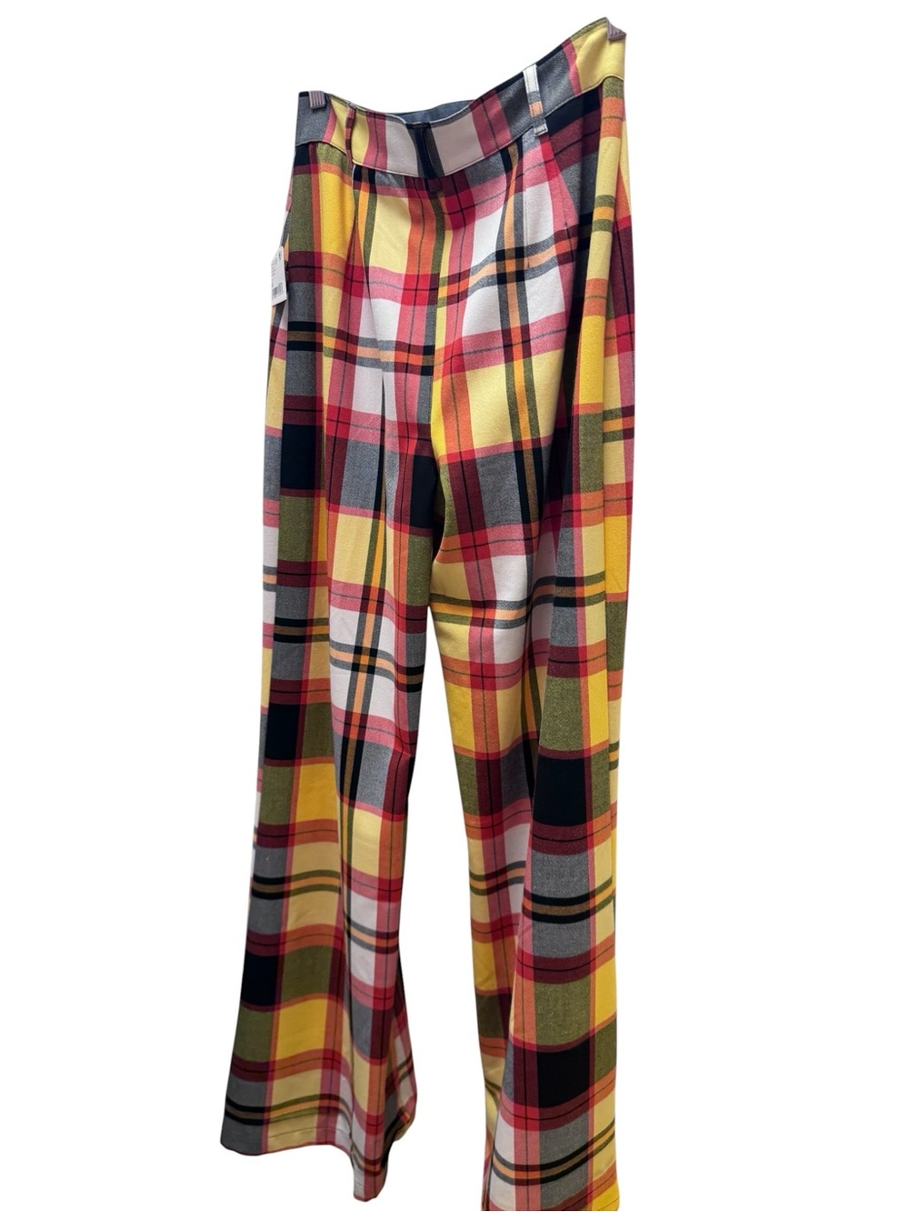 Free People Jules plaid pants size 4, NWT - Picture 4 of 5